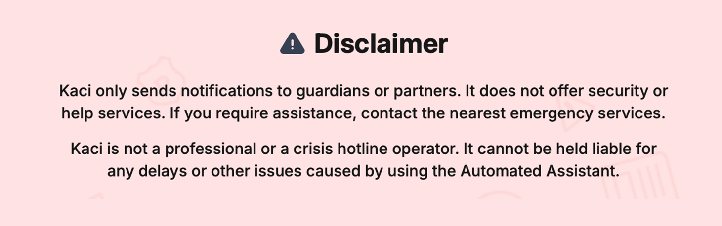 Disclaimer Straight